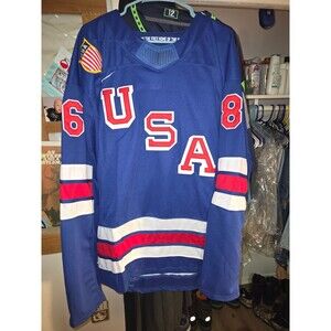 NWT Team USA Jack Hughes #86 Winter Olympics Hockey Jersey Men’s XXL*Beautiful